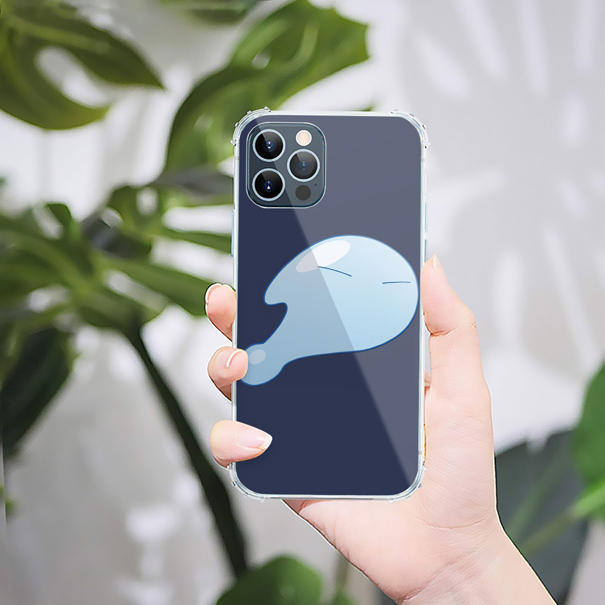 （画像用） 転スラ Regarding Reincarnated to Slime 【iPhone 12シリーズ対応】透明スマホケース（クリアソフトケース）